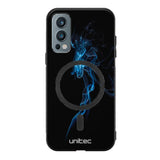 OnePlus Nord 2 suojakuoret - Blue Smoke On Black