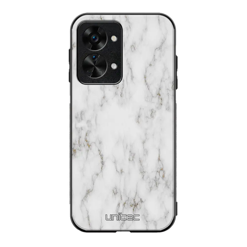 OnePlus Nord 2T marmori suojakuoret - White Marble - Ei