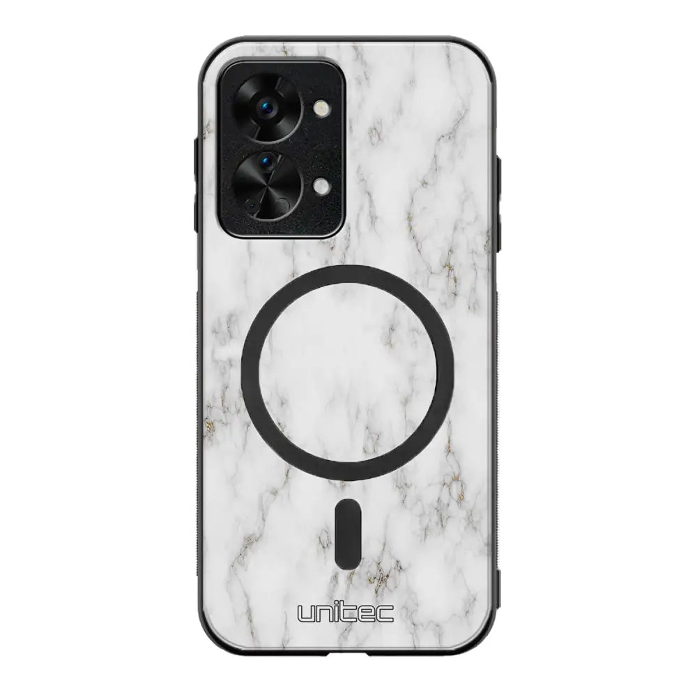 OnePlus Nord 2T marmori suojakuoret - White Marble