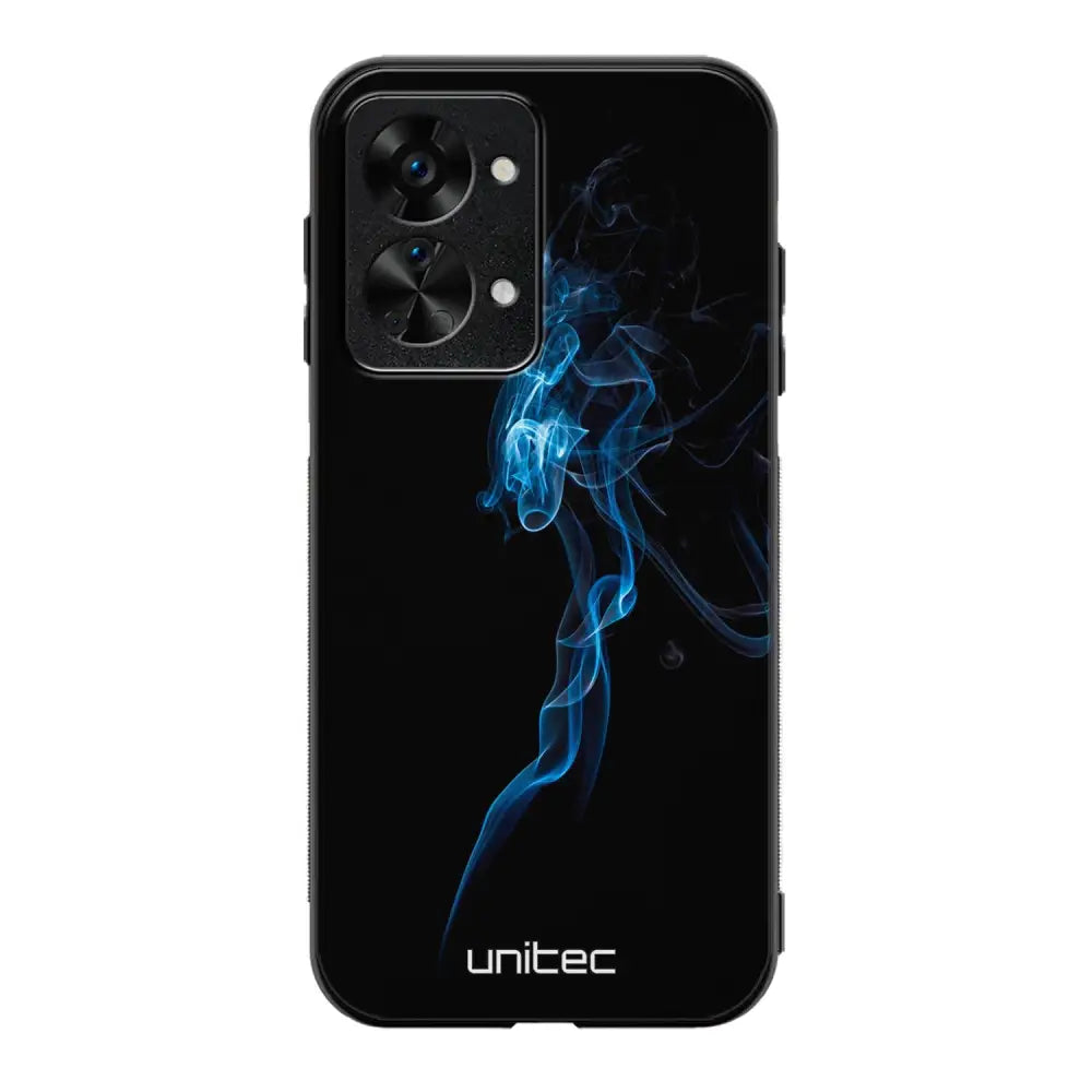 OnePlus Nord 2T suojakuoret - Blue Smoke On Black - Ei