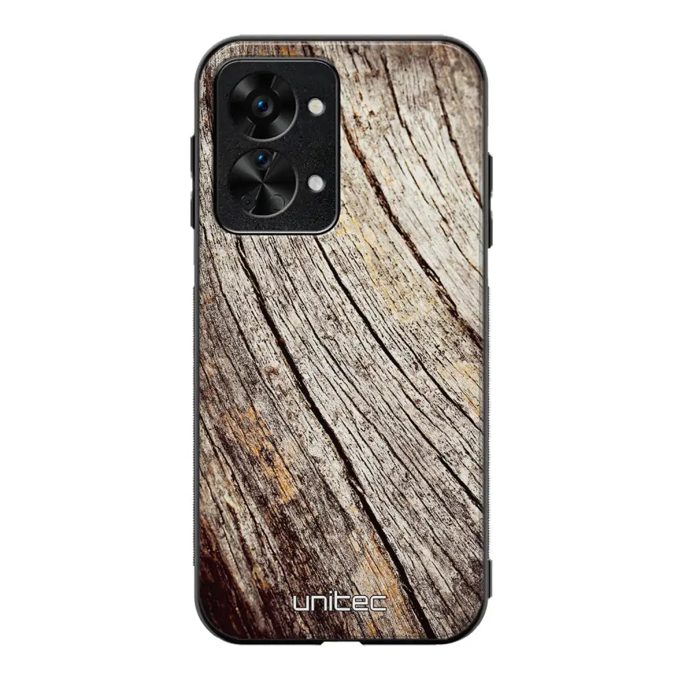 OnePlus Nord 2T suojakuoret - Wooden Stump - Ei