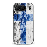 OnePlus Nord 4 suojakuoret - Painted Finnish Flag - Ei