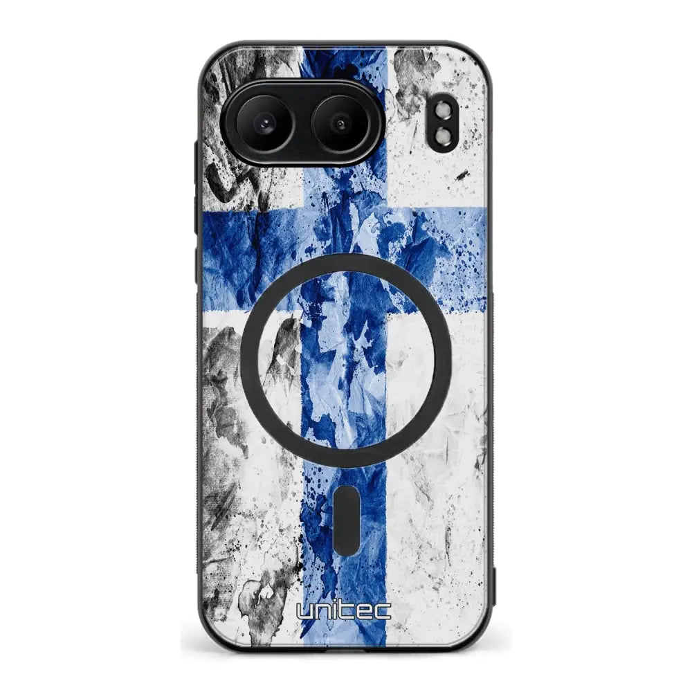 OnePlus Nord 4 suojakuoret - Painted Finnish Flag