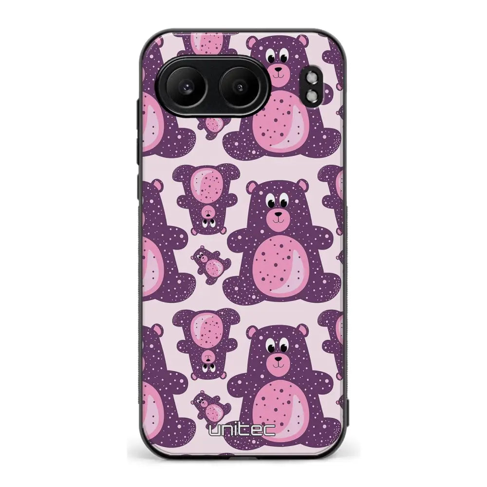 OnePlus Nord 4 suojakuoret - Purple Teddy Bear - Ei
