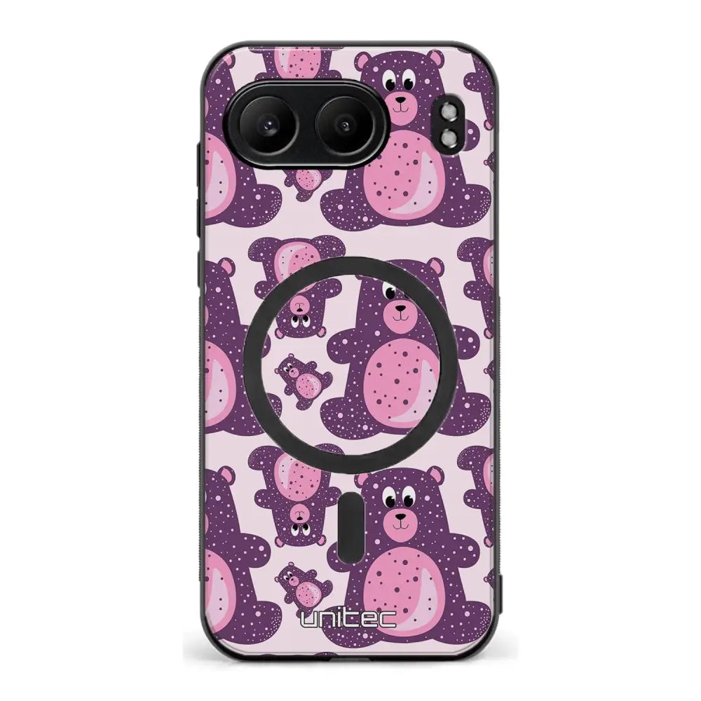 OnePlus Nord 4 suojakuoret - Purple Teddy Bear
