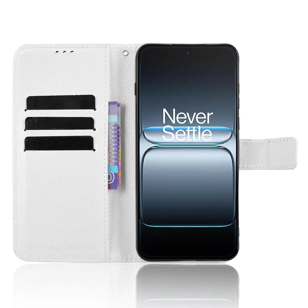 OnePlus Nord 5 Lompakko Suojakotelo - Valkoinen