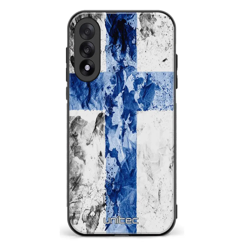 OnePlus Nord 5 suojakuoret Painted Finnish Flag Ei