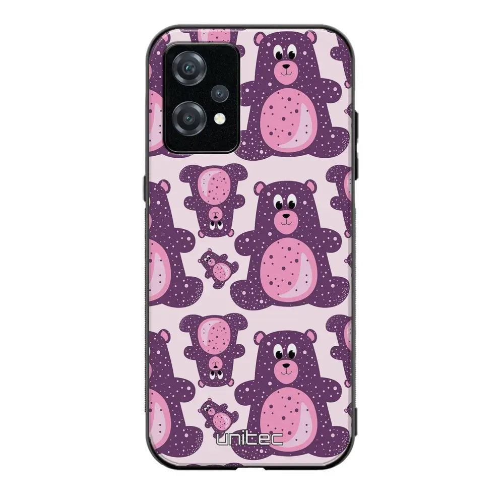 OnePlus Nord CE 2 Lite suojakuoret - Purple Teddy Bear - Ei