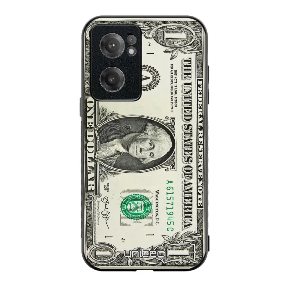 OnePlus Nord CE 2 seteli suojakuoret - Dollar - Ei