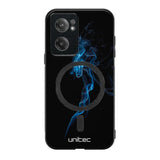 OnePlus Nord CE 2 suojakuoret - Blue Smoke On Black