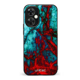 OnePlus Nord CE 3 Lite marmori suojakuoret - Blue Red Marble - Ei
