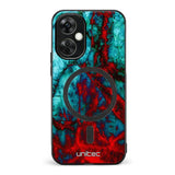 OnePlus Nord CE 3 Lite marmori suojakuoret - Blue Red Marble