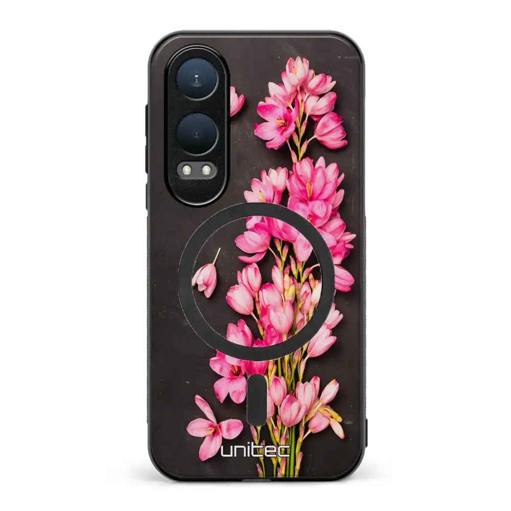 OnePlus Nord CE 4 Lite kukka suojakuoret - Pink Flowers
