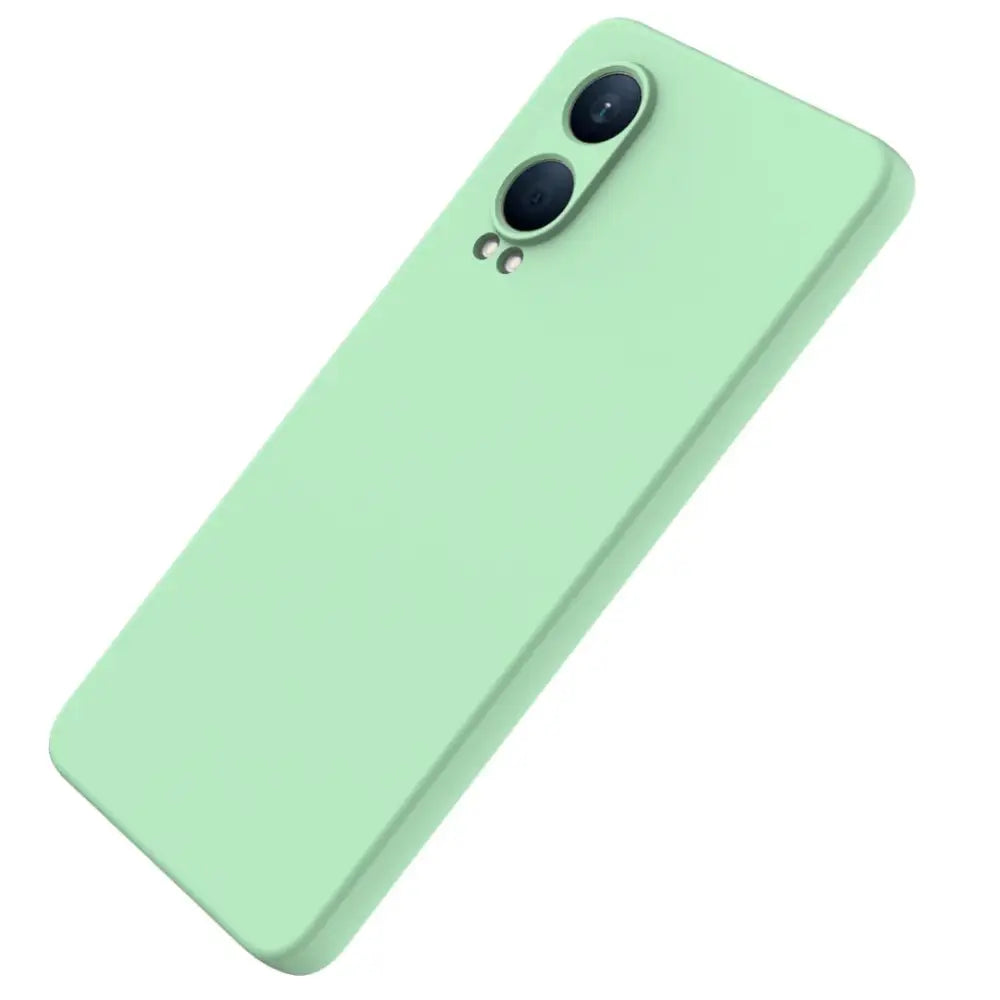 Mint vihreä silikonikuori OnePlus Nord CE 4 Lite kameran leikkauksilla