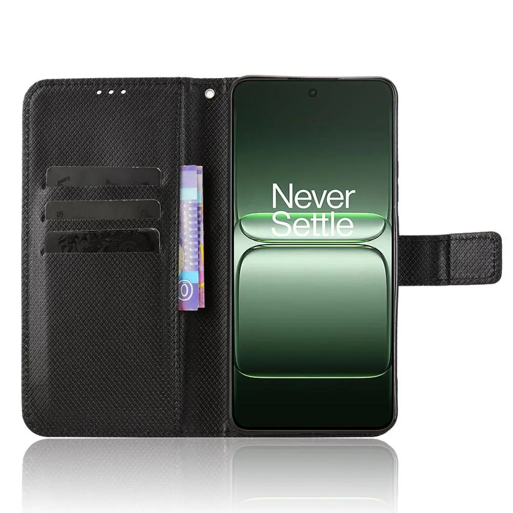 OnePlus Nord CE5 Lompakko Suojakotelo - Musta