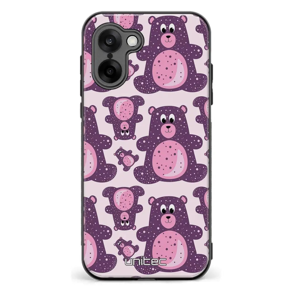 OnePlus Nord CE5 suojakuoret Purple Teddy Bear Ei