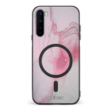 OnePlus Nord marmori suojakuoret - Pink Pok Rie