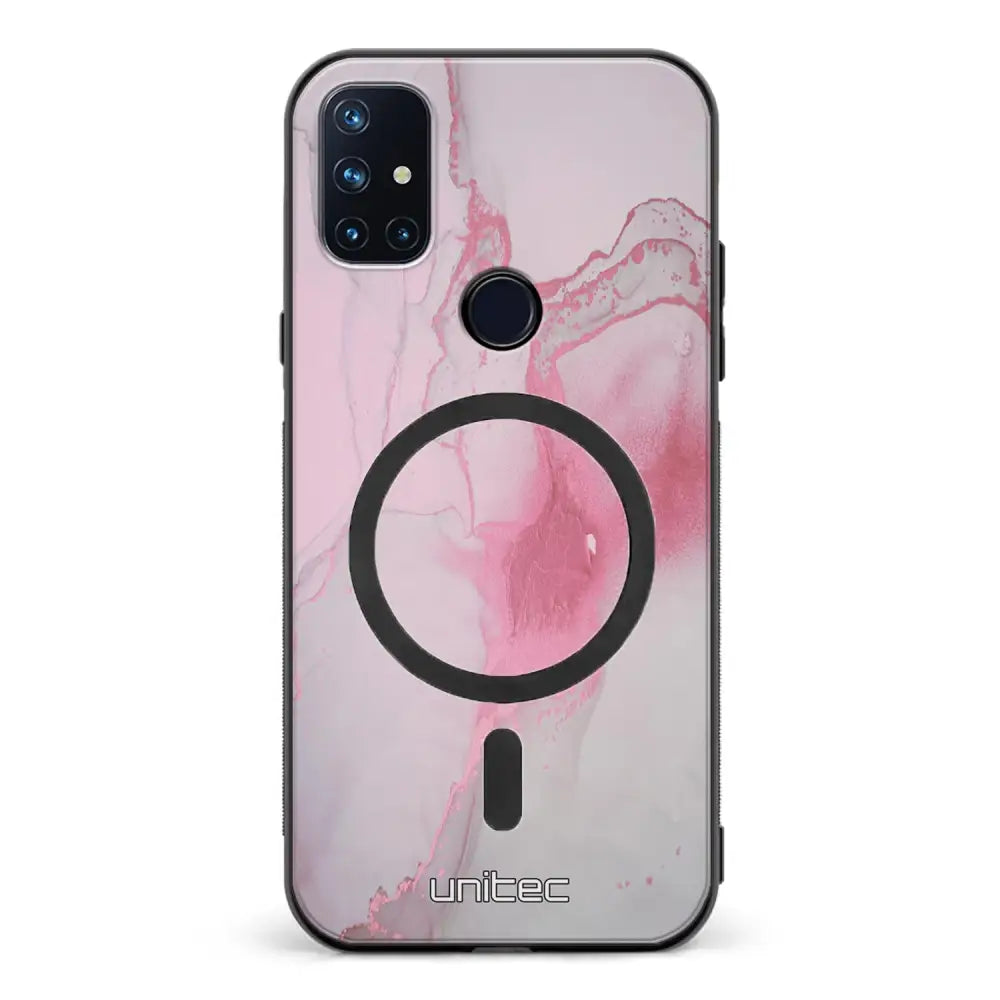 OnePlus Nord N10 marmori suojakuoret - Pink Pok Rie