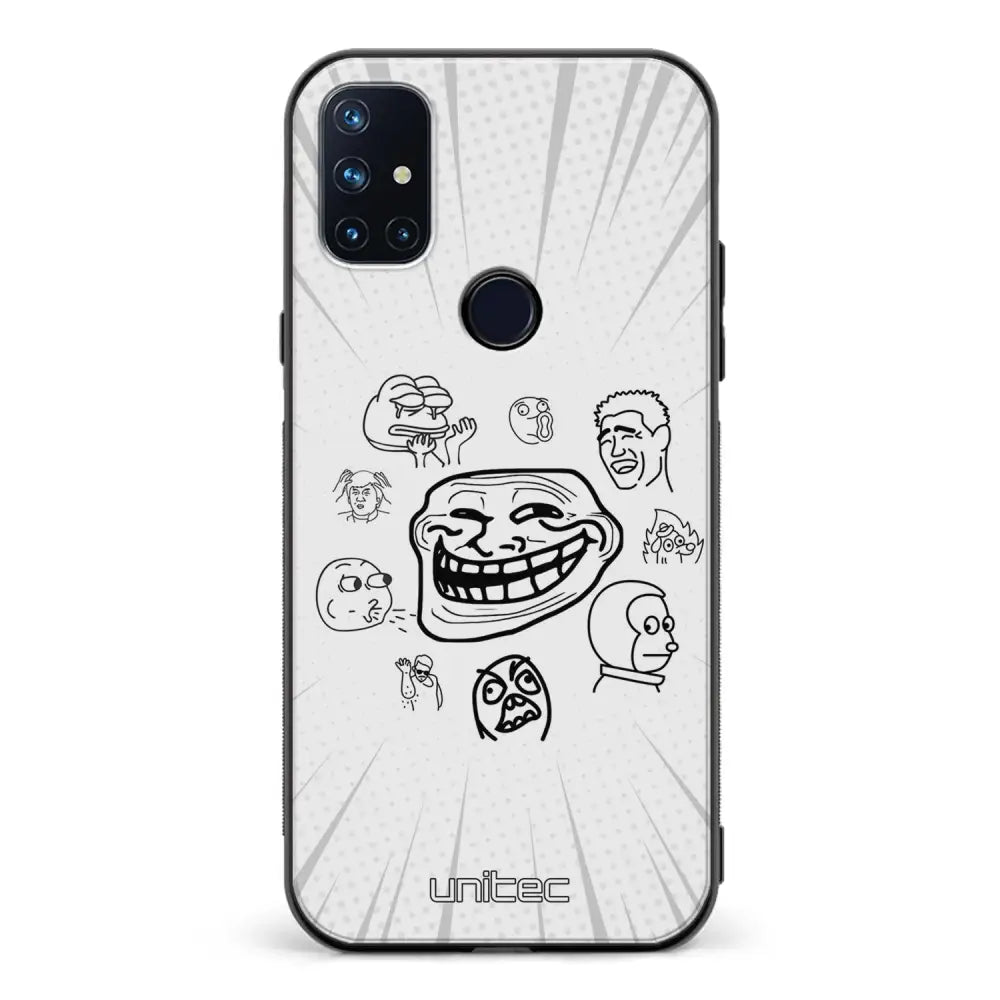 OnePlus Nord N10 meemi suojakuoret - Meemi - Ei