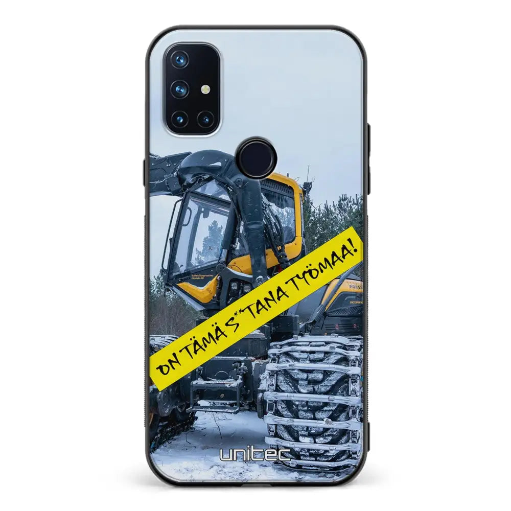 OnePlus Nord N10 meemi suojakuoret - Työmaa - Ei