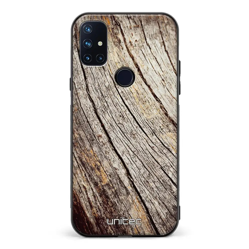 OnePlus Nord N10 suojakuoret - Wooden Stump - Ei
