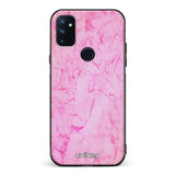 OnePlus Nord N100 marmori suojakuoret - Light Pink Marble - Ei