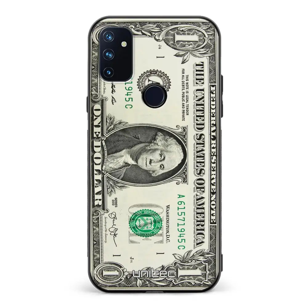 OnePlus Nord N100 seteli suojakuoret - Dollar - Ei