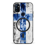 OnePlus Nord N100 suojakuoret - Painted Finnish Flag