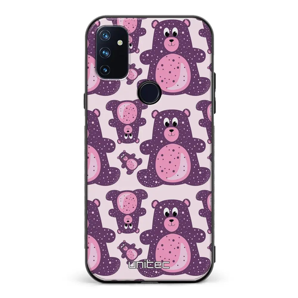 OnePlus Nord N100 suojakuoret - Purple Teddy Bear - Ei