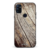 OnePlus Nord N100 suojakuoret - Wooden Stump - Ei