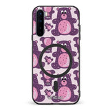 OnePlus Nord suojakuoret - Purple Teddy Bear