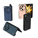 OnePlus Open nahkainen suojakuori pinkki