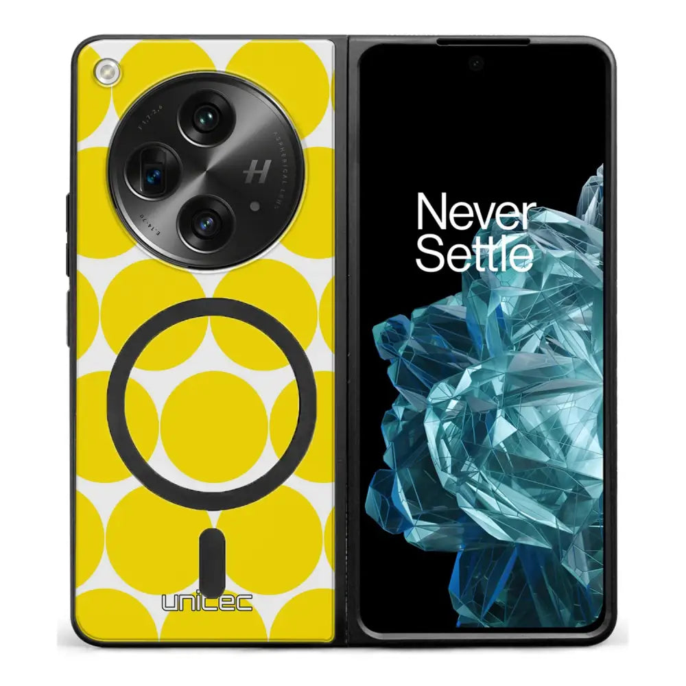 OnePlus Open pallo suojakuoret - Keltainen Pallo