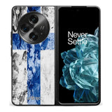 OnePlus Open suojakuoret - Painted Finnish Flag - Ei