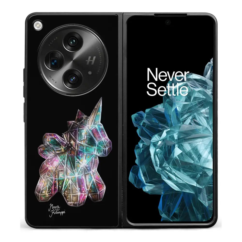 OnePlus Open unicorn suojakuoret - Musta - Noora Kämppi - Ei