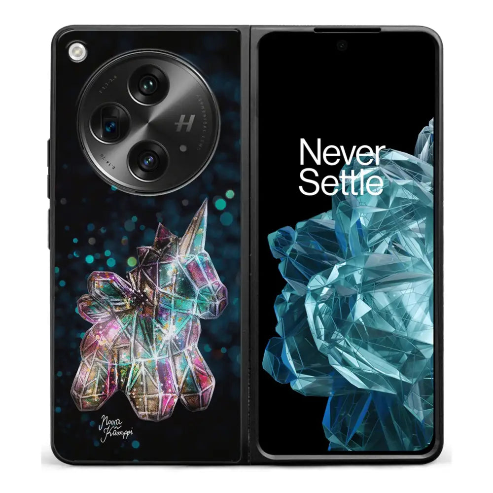 OnePlus Open unicorn suojakuoret - Sininen - Noora Kämppi - Ei