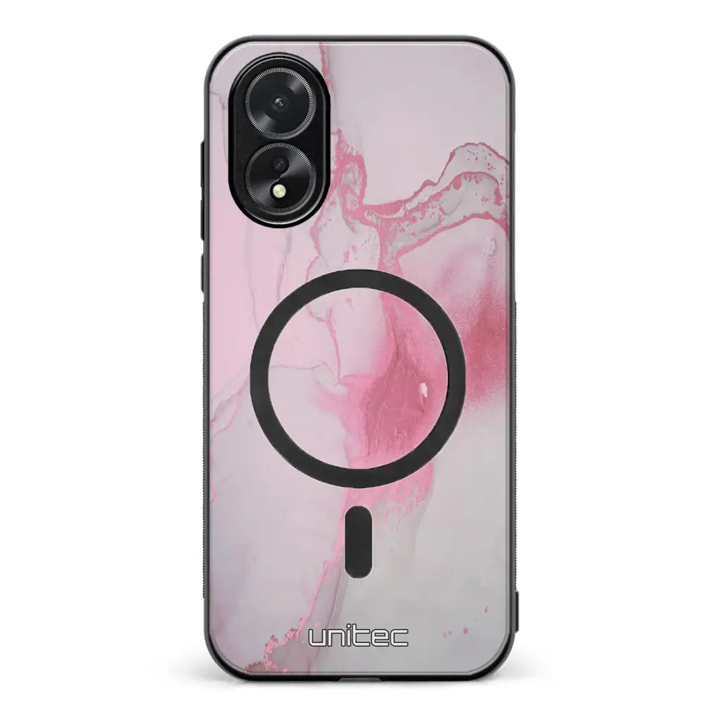 Oppo A38 marmori suojakuoret - Pink Pok Rie