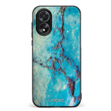 Oppo A38 marmori suojakuoret - Turquoise Marble - Ei