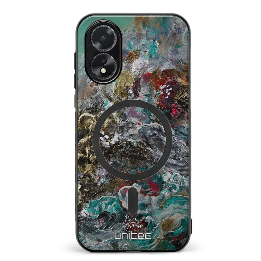 Oppo A38 modern art suojakuoret - Heart Knows - Noora Kämppi