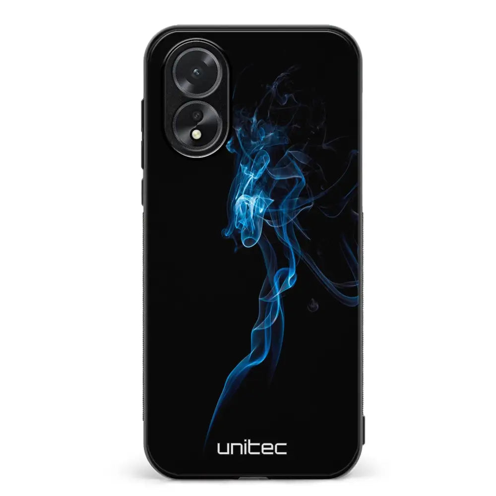 Oppo A38 suojakuoret - Blue Smoke On Black - Ei