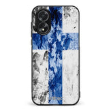 Oppo A38 suojakuoret - Painted Finnish Flag - Ei