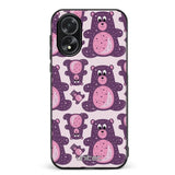 Oppo A38 suojakuoret - Purple Teddy Bear - Ei