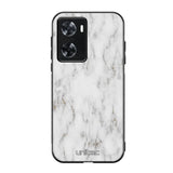 Oppo A77 marmori suojakuoret - White Marble - Ei