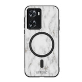 Oppo A77 marmori suojakuoret - White Marble