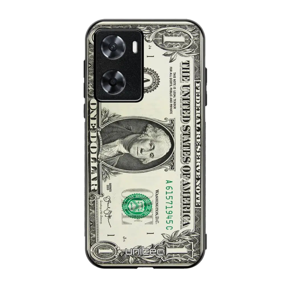 Oppo A77 seteli suojakuoret - Dollar - Ei