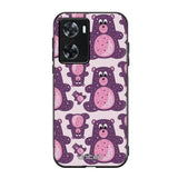 Oppo A77 suojakuoret - Purple Teddy Bear - Ei