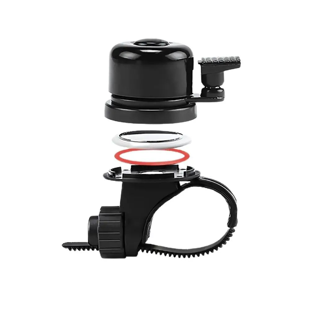 Polkupyörän kello AirTag-pidikkeellä - Musta