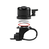 Polkupyörän kello AirTag-pidikkeellä - Musta