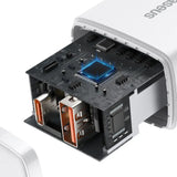 Puhelimen laturi USB ja USB-C liittimellä 20W