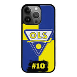 Puhelimen Seurakuoret - OLS - Keltasininen pelinumerolla - Ei